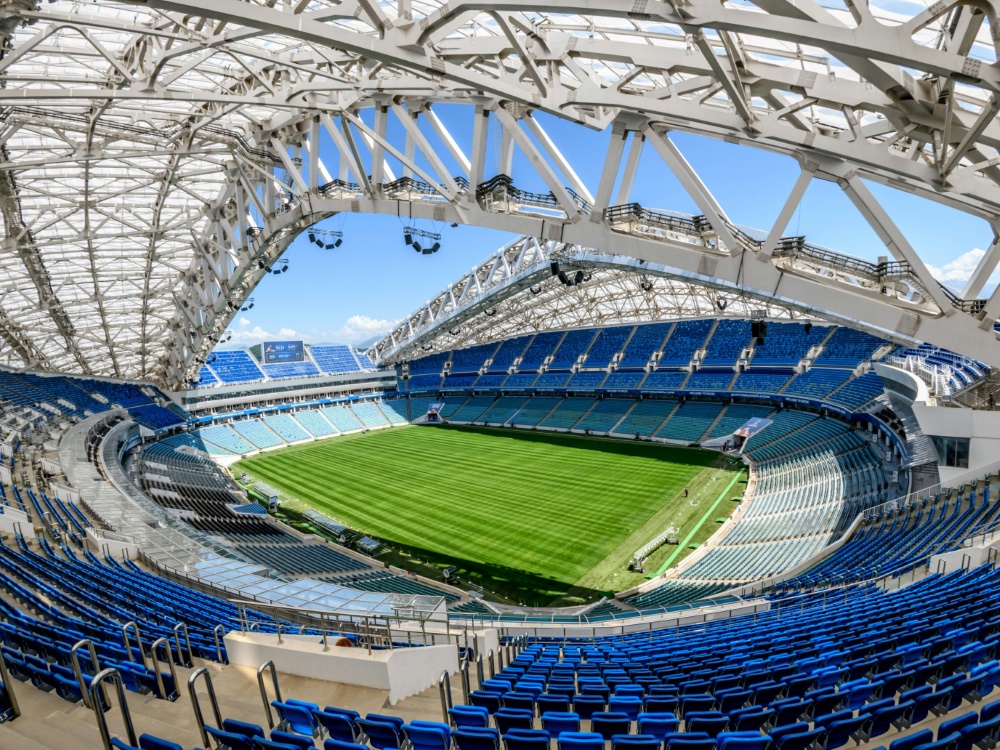 Das Fischt-Stadion wird künftig von Dinamo St. Petersburg genutzt