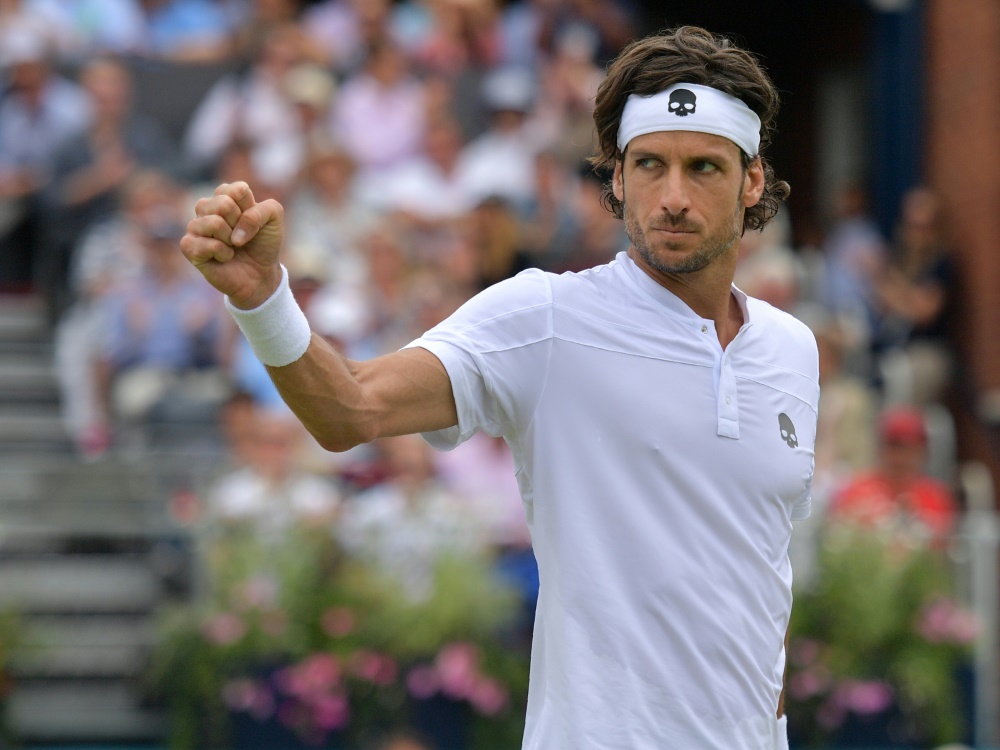 Lopez jubelt über seinen siebten ATP-Tour-Titel