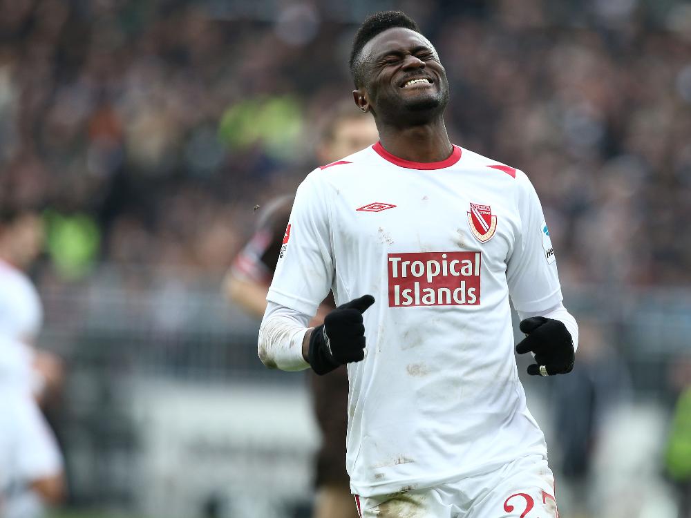 Boubacar Sanogo traf gegen Bielefeld gleich zwei Mal