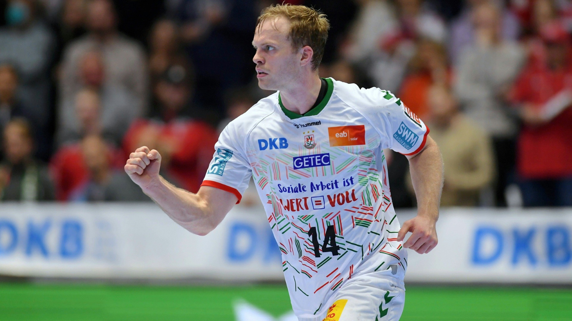 Omar Ingi Magnusson war Magdeburgs Topscorer in Celje