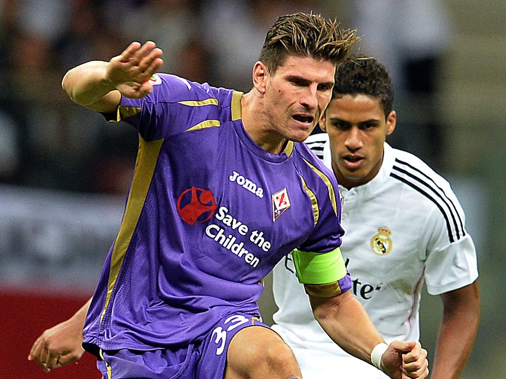Mario Gomez trifft gegen Real Madrid per Flugkopfball