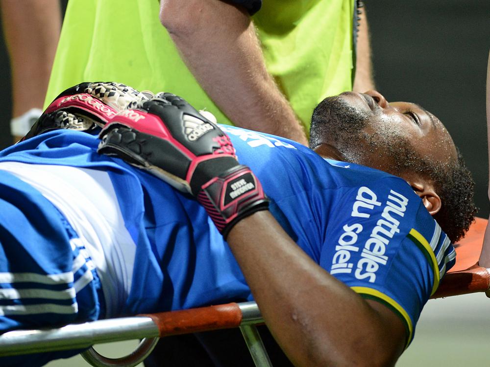 Steve Mandanda verletzte sich gegen Guingamp am Kopf
