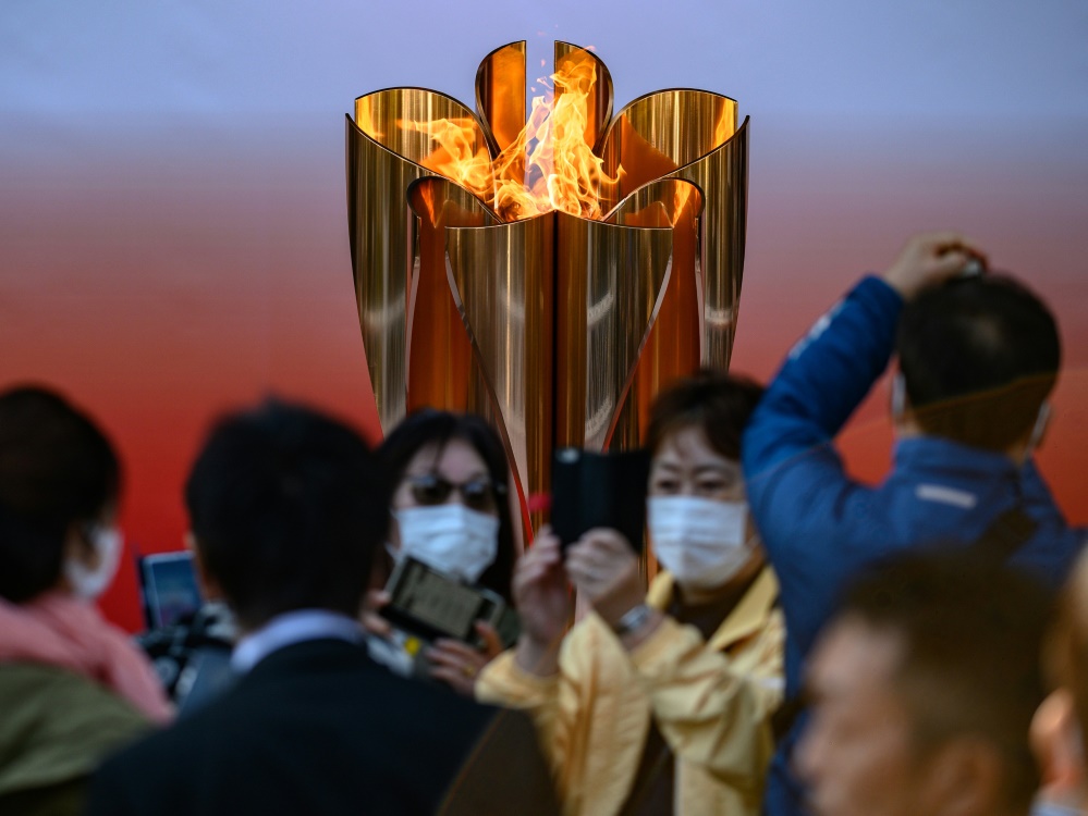 Die Ausstellung des Olympischen Feuers wurde beendet Die Ausstellung des Olympischen Feuers wurde beendet