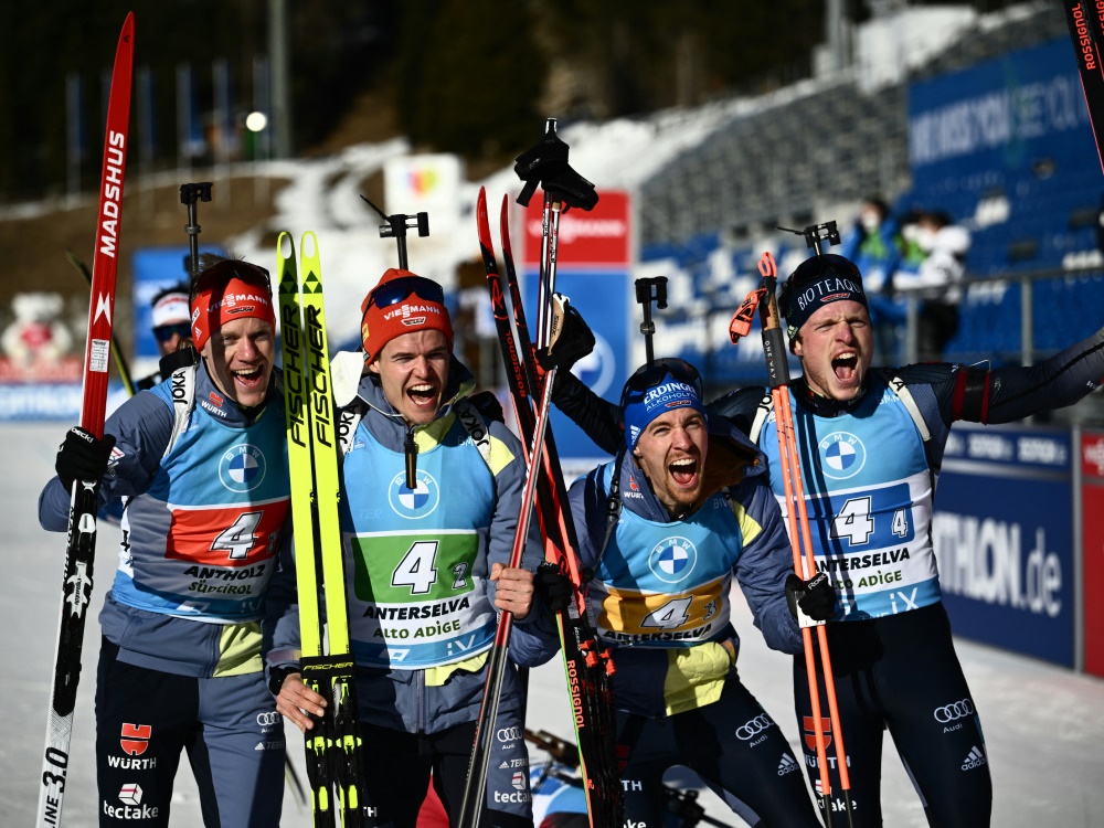 Erfolgreiche Ersatz-Staffel beim Biathlon-Weltcup