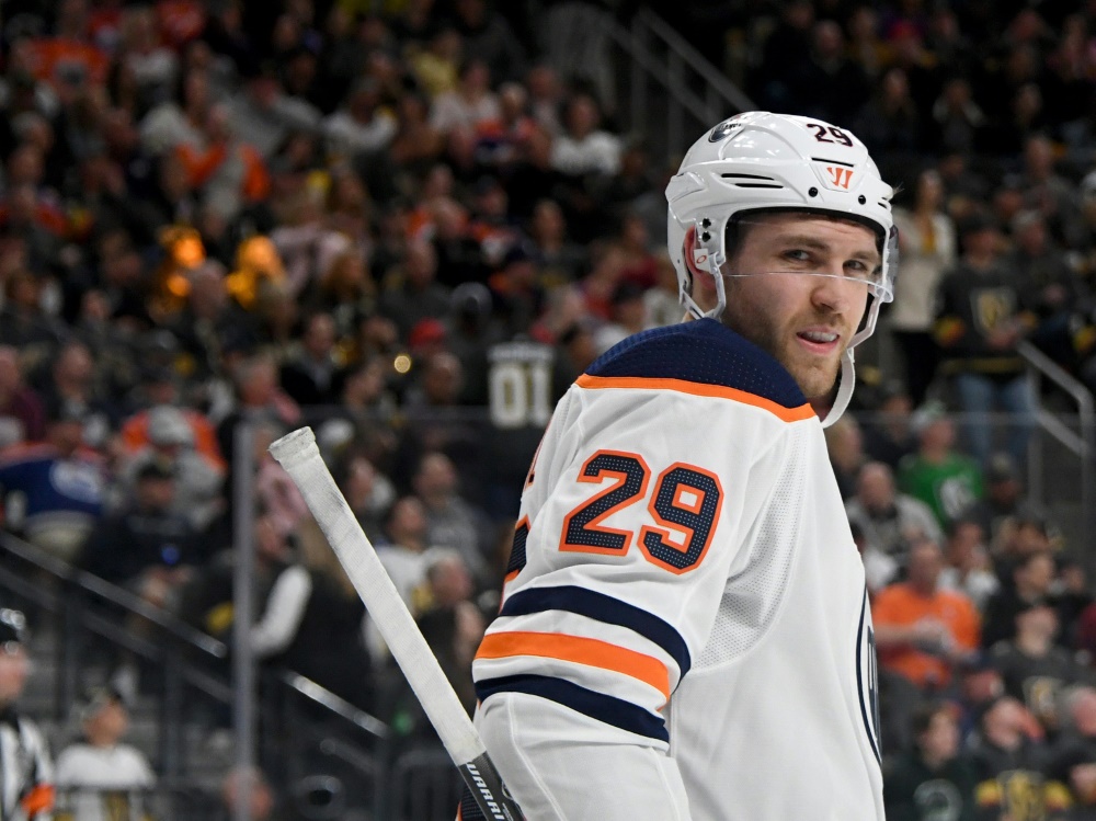 Leon Draisaitl könnte schon bald wieder loslegen Leon Draisaitl könnte schon bald wieder loslegen