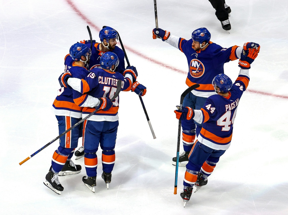 Die Islanders durften in Spiel drei jubeln Die Islanders durften in Spiel drei jubeln