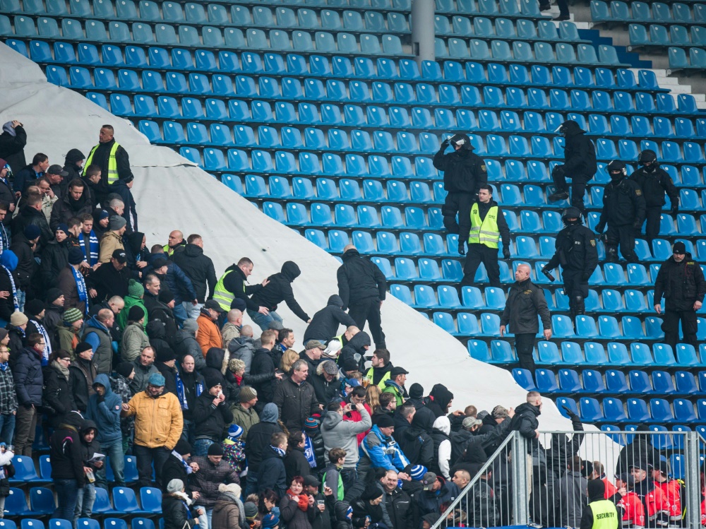 Magdeburg sorgt für Stadionverbot für Randalierer