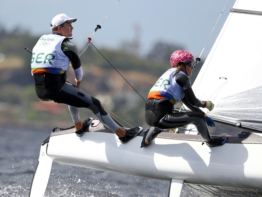 Kohlhoff (l.) qualifiziert sich für Youth America's Cup