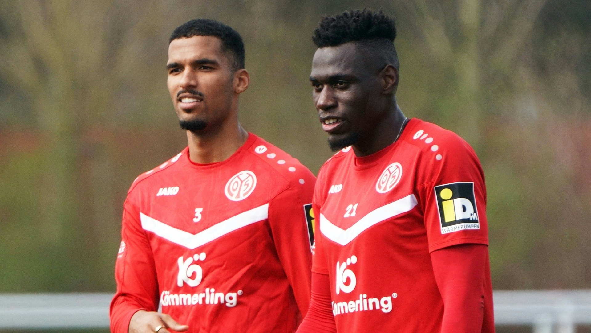 Müssen pausieren: Jenz (l.) und da Costa Müssen pausieren: Jenz (l.) und da Costa