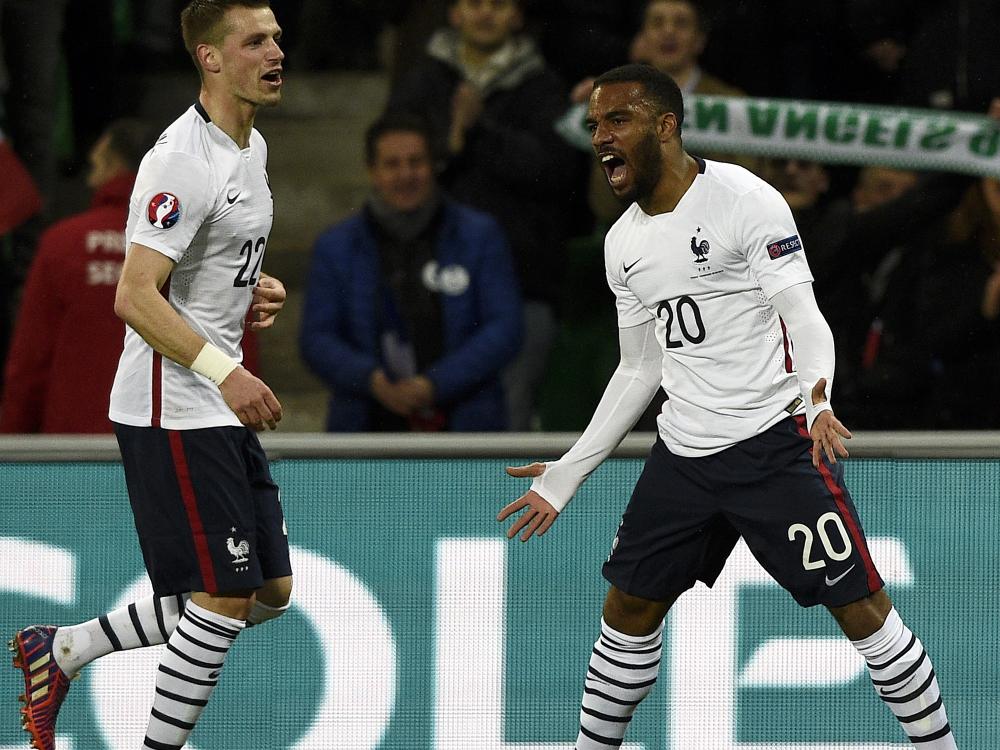 Frankreich gewinnt 2:0 gegen Dänemark
