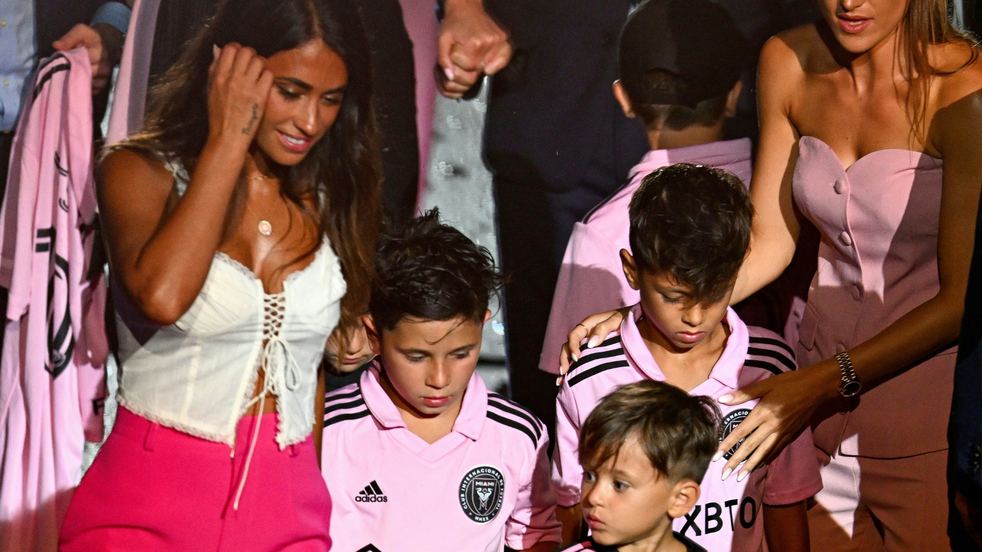 Messi-Söhne Thiago, Mateo und Ciro Messi-Söhne Thiago, Mateo und Ciro