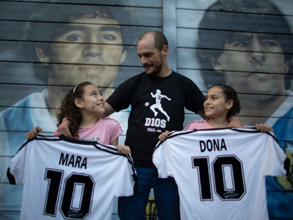 Walter Rotundo nennt seine Kinder Diego, Mara und Dona