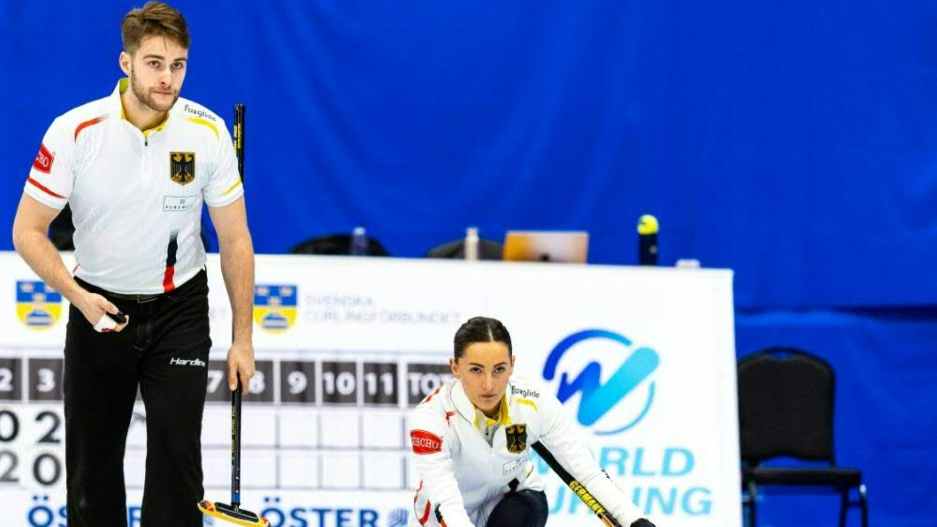 Das Curling-Duo Lena Kapp und Sixten Totzek scheidet bei der WM in Vorrunde aus