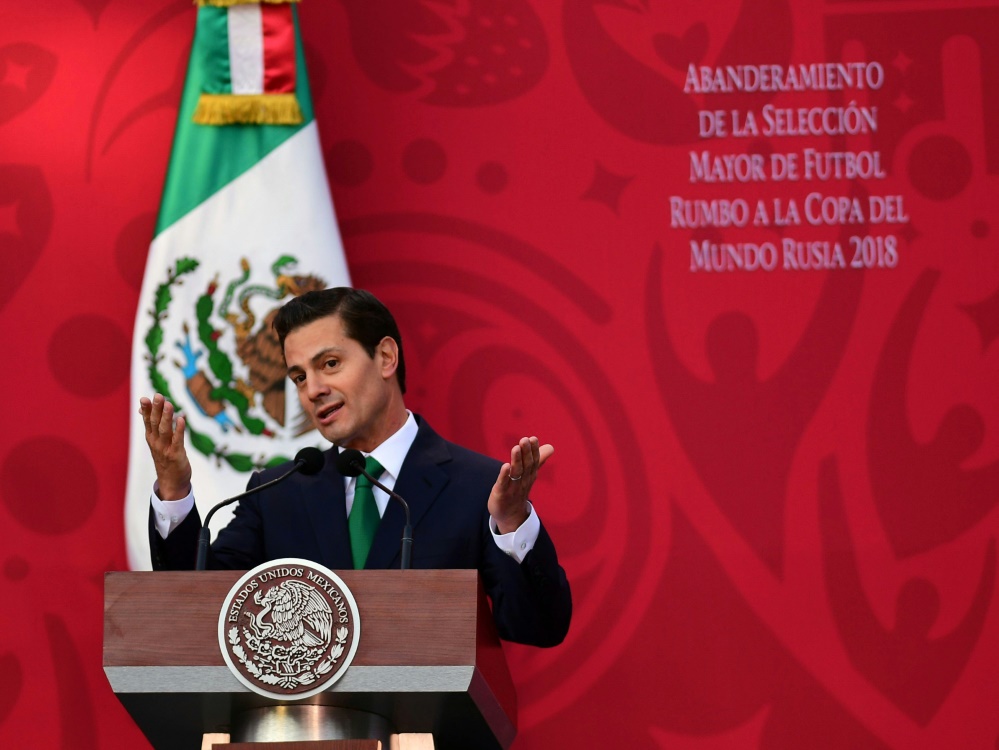 Mexikos Staatspräsident Nieto freut sich auf WM 2026