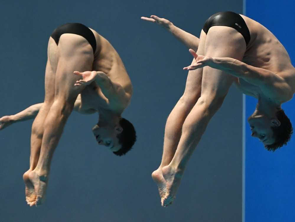 Silber im Synchronspringen vom 3-Meter-Brett Silber im Synchronspringen vom 3-Meter-Brett