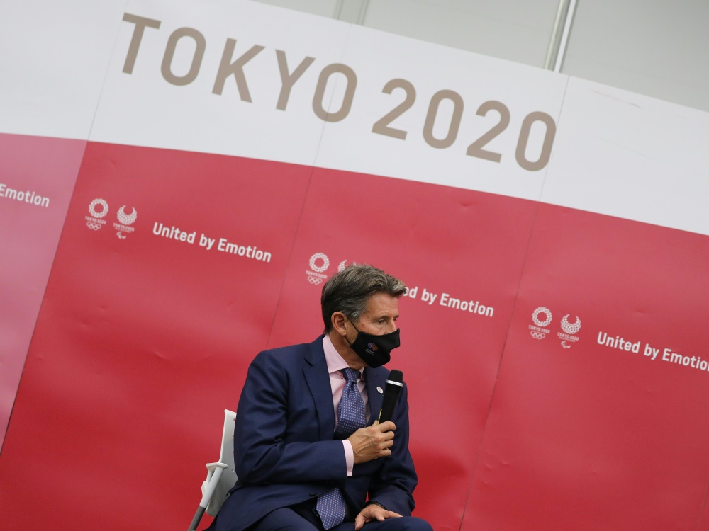 WA-Präsident Sebastian Coe hofft auf Zuschauer in Tokio WA-Präsident Sebastian Coe hofft auf Zuschauer in Tokio