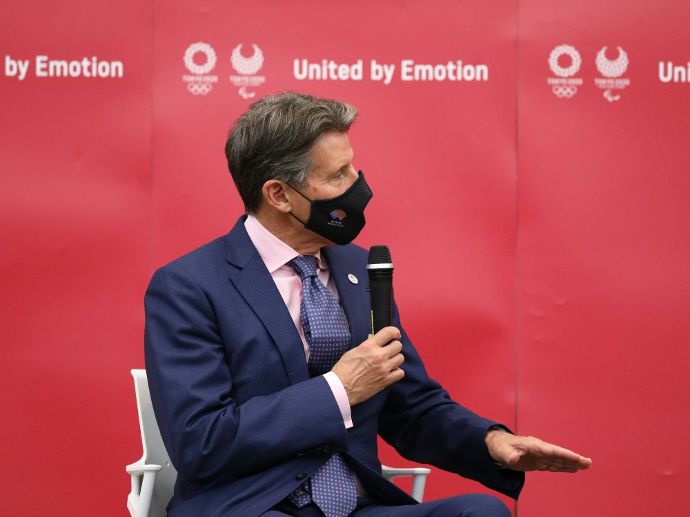 Leichtathletik-Weltverbandspräsident Sebastian Coe Leichtathletik-Weltverbandspräsident Sebastian Coe