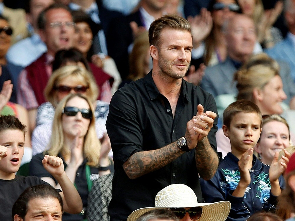 David Beckham wird für seine Leistungen geehrt