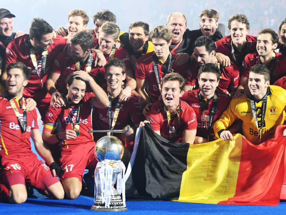 Belgien feierte in Indien den erstmaligen WM-Triumph Belgien feierte in Indien den erstmaligen WM-Triumph
