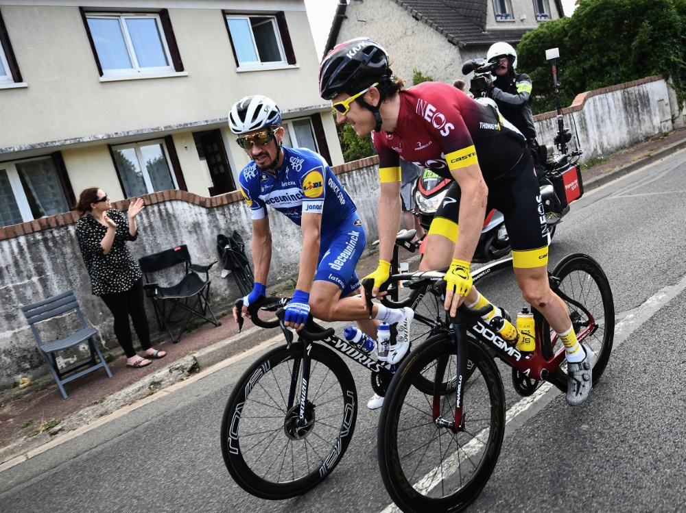 Deutschland-Tour: Alaphilippe und Thomas (v.l.) sind dabei Deutschland-Tour: Alaphilippe und Thomas (v.l.) sind dabei