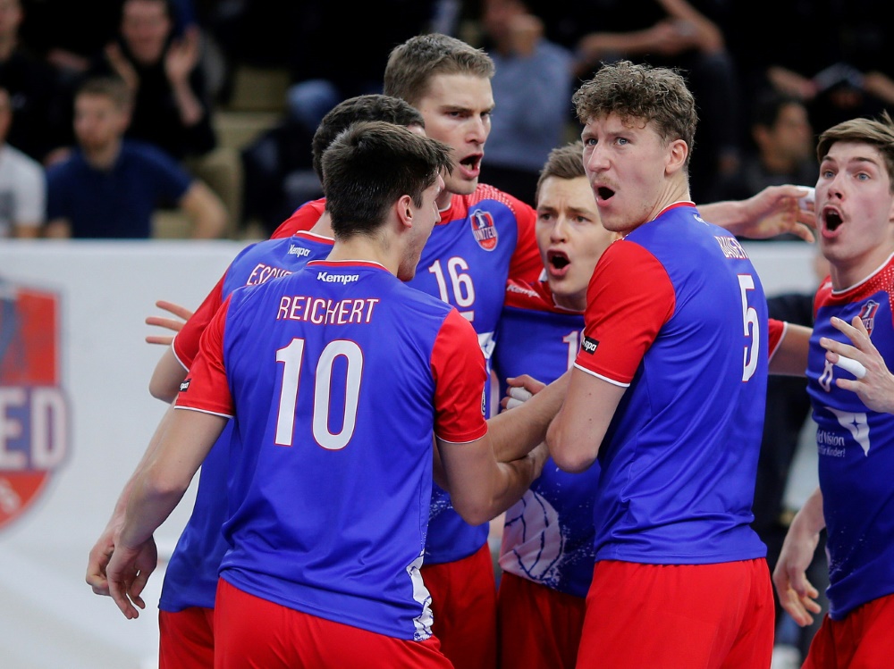 Schluss im Halbfinale: Die United Volleys RheinMain