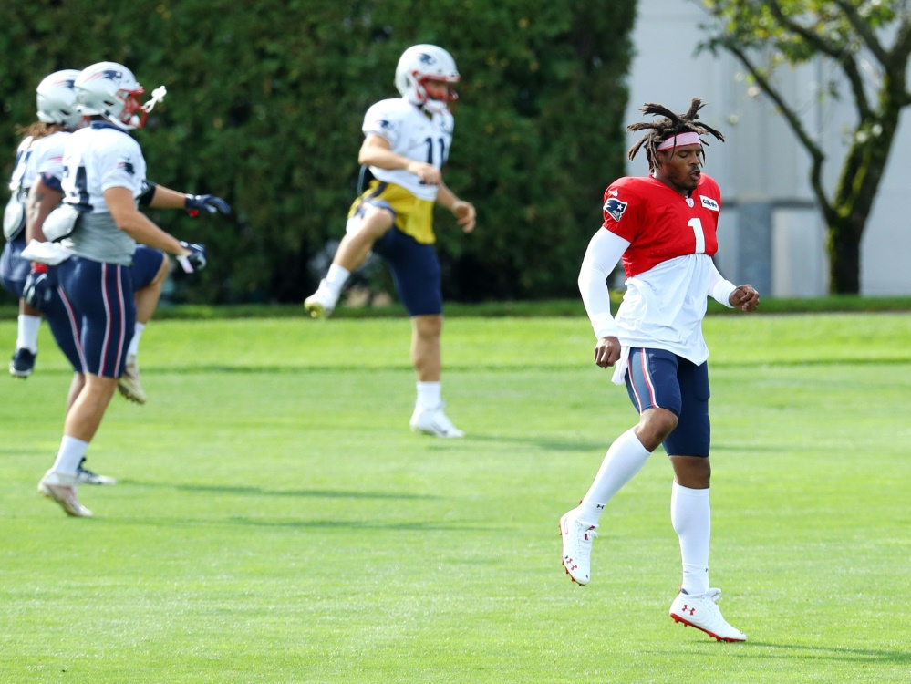 Die New England Patriots dürfen wieder trainieren Die New England Patriots dürfen wieder trainieren