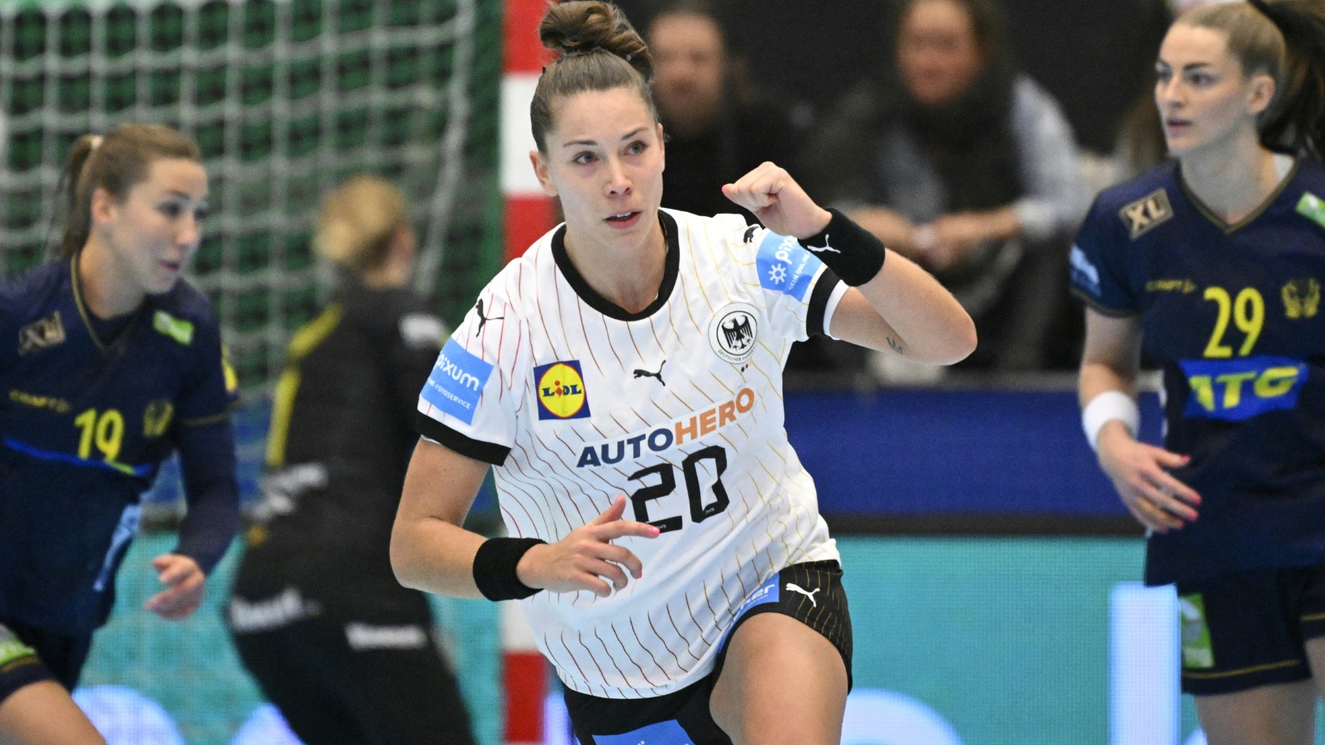 Emily Bölk traf sechsmal im WM-Test gegen Schweden