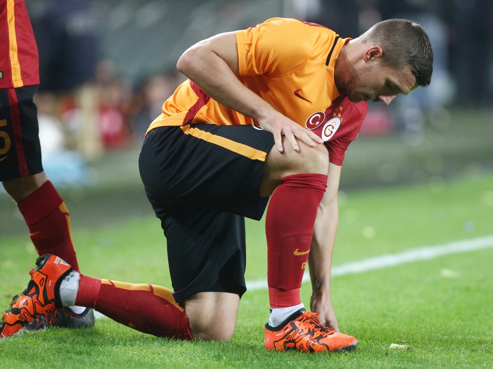 Lukas Podolski und Galatasaray erreichten nur ein Remis