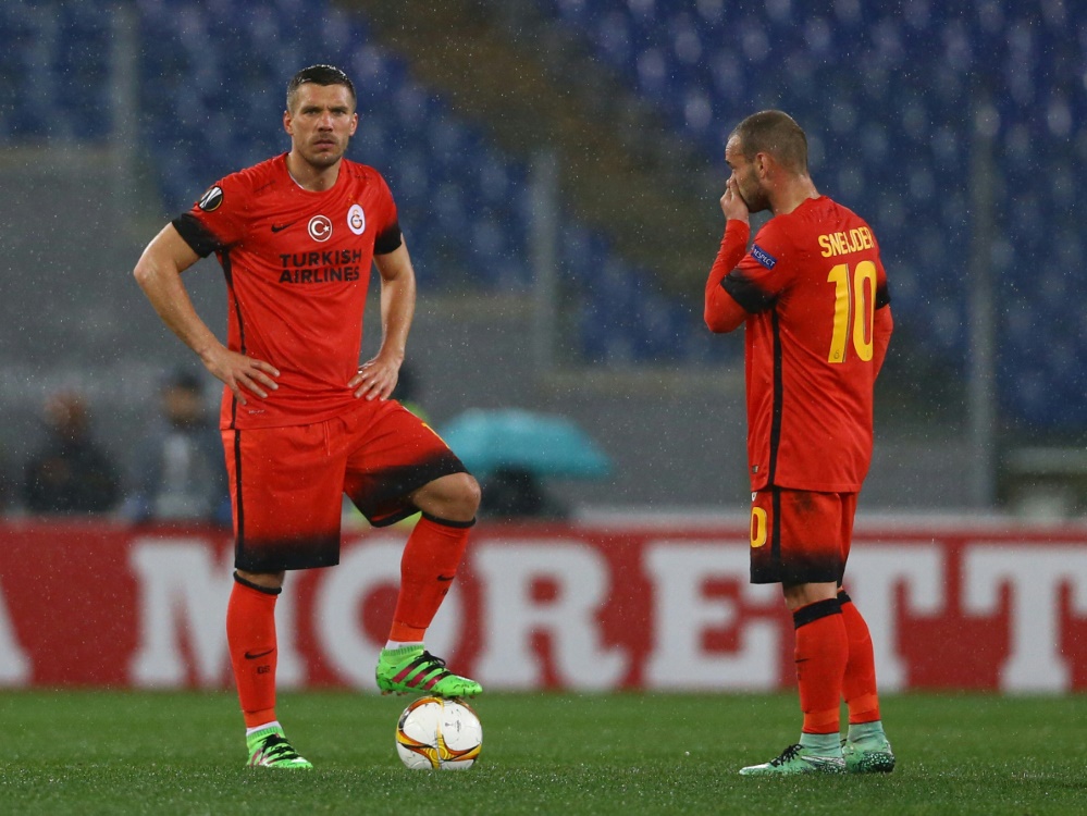 Podolski hat mit Galatasaray einen Rückschlag erlitten