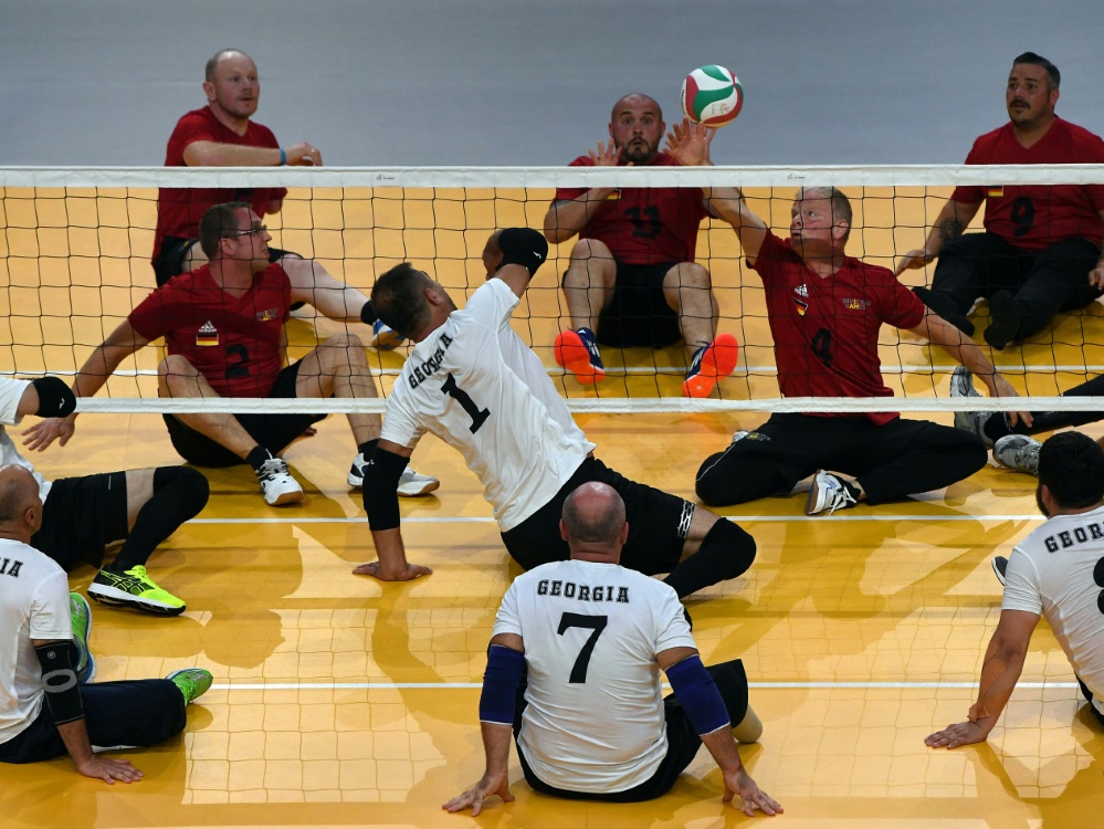 Die deutschen Sitzvolleyballer müssen sich noch gedulden Die deutschen Sitzvolleyballer müssen sich noch gedulden