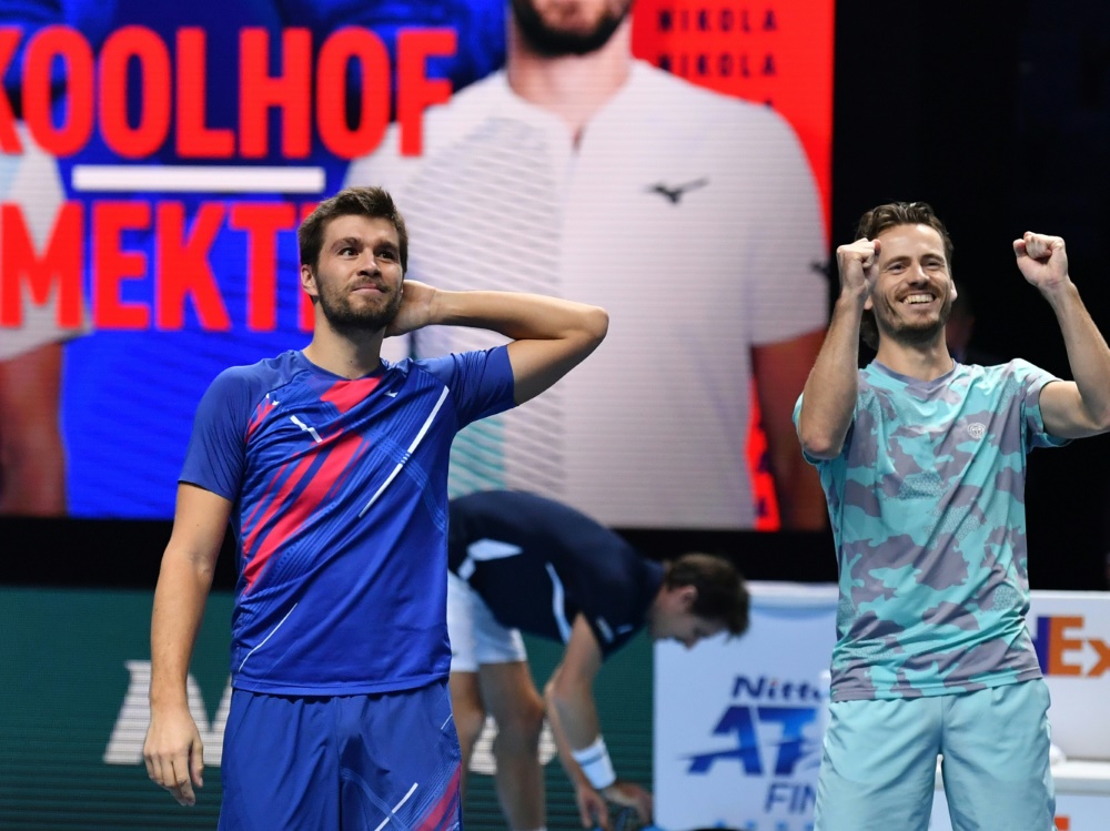 Nikola Mektic (l.) und Wesley Koolhof Nikola Mektic (l.) und Wesley Koolhof