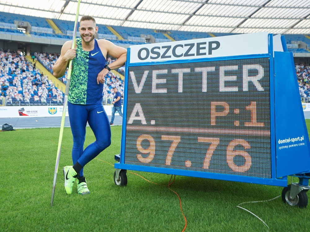 Johannes Vetter ist Sportler des Monats September Johannes Vetter ist Sportler des Monats September