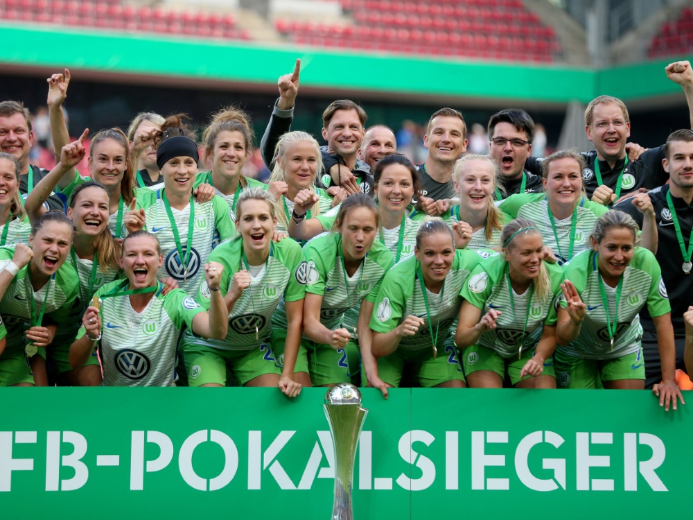 Die Wolfsburger Frauen sicherten sich das Double