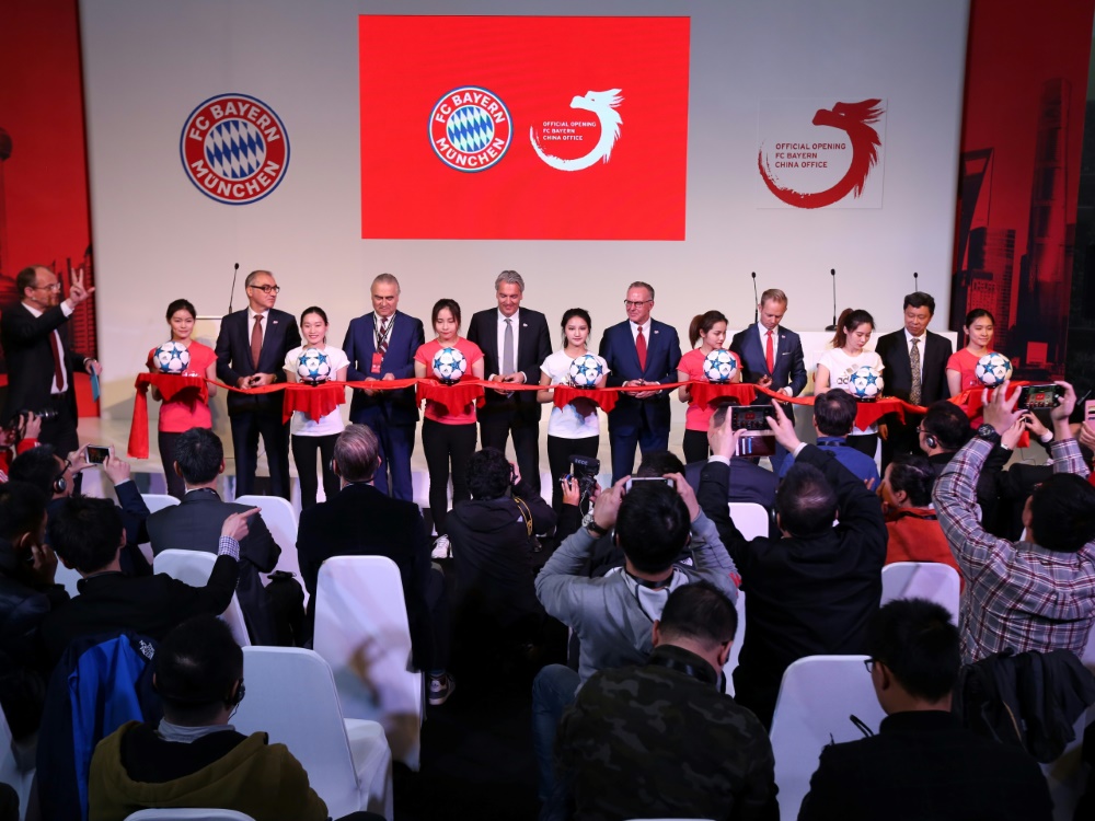 In Shanghai wurde feierlich das Bayern-Büro eröffnet