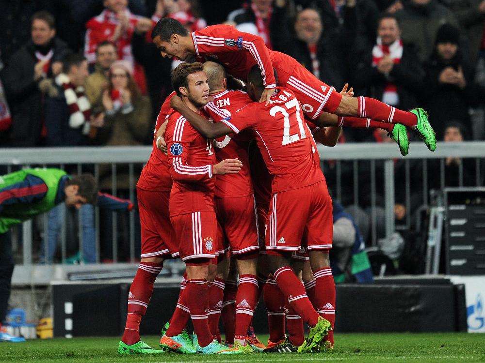 Bayern zieht ins Viertelfinale der Champions League ein Bayern zieht ins Viertelfinale der Champions League ein