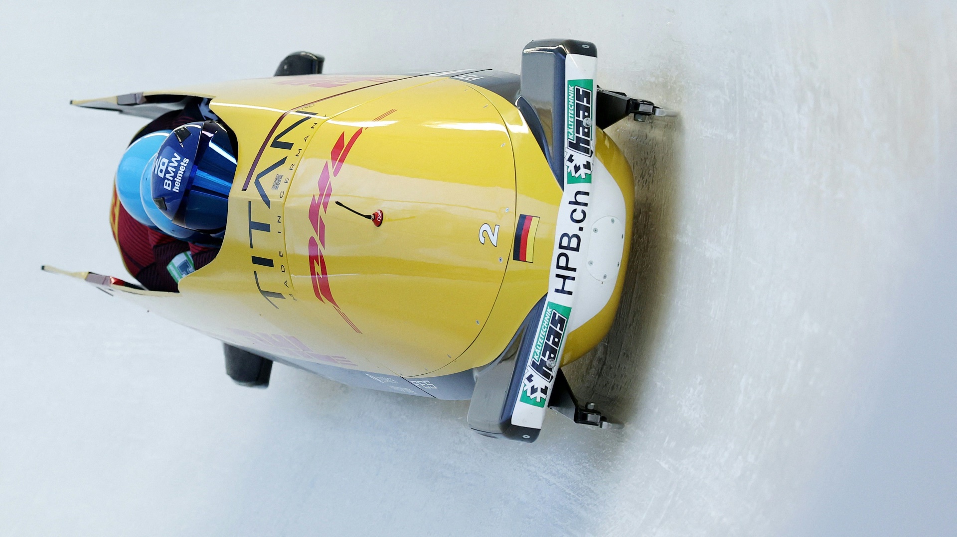 Johannes Lochner mit seinem Team in Lake Placid