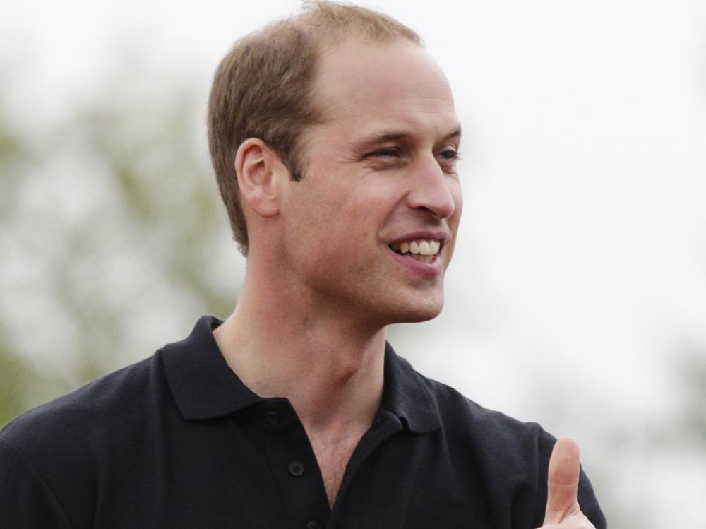 Prinz William zu Besuch bei Englands WM-Fußballerinnen