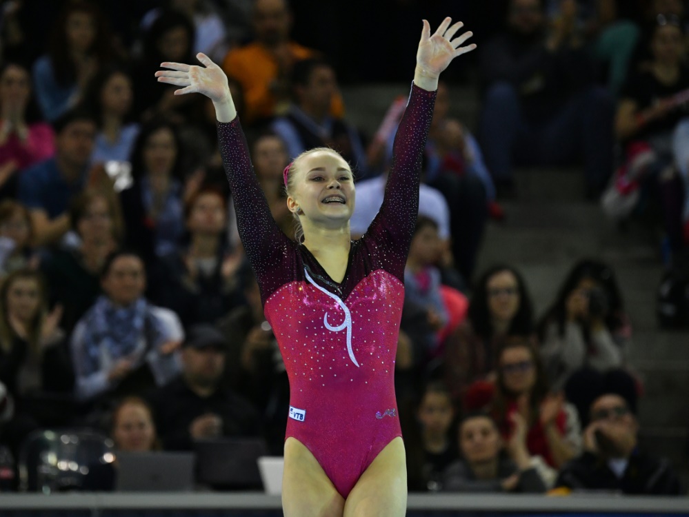Angelina Melnikowa gewann mit dem russischen Team Gold
