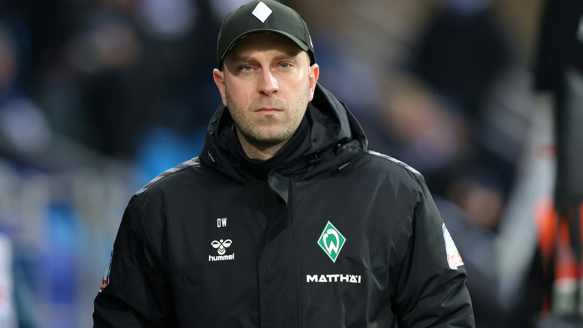 Ole Werner von Werder Bremen positioniert sich gegen Rechts Ole Werner von Werder Bremen positioniert sich gegen Rechts