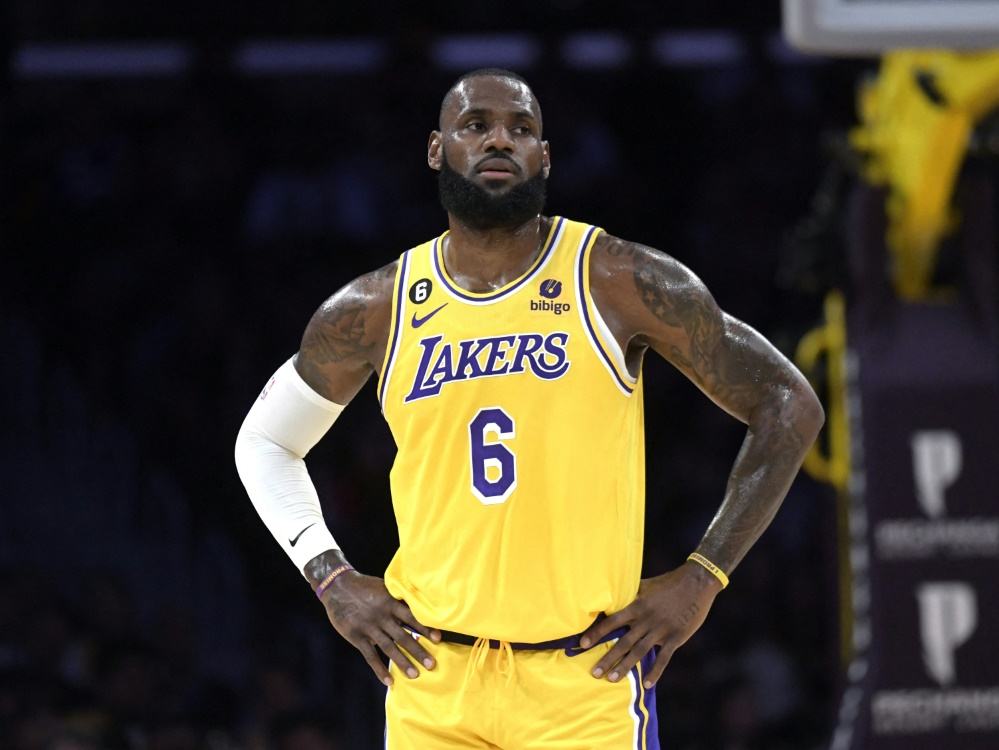 LeBron James kam auf nur vier Punkte