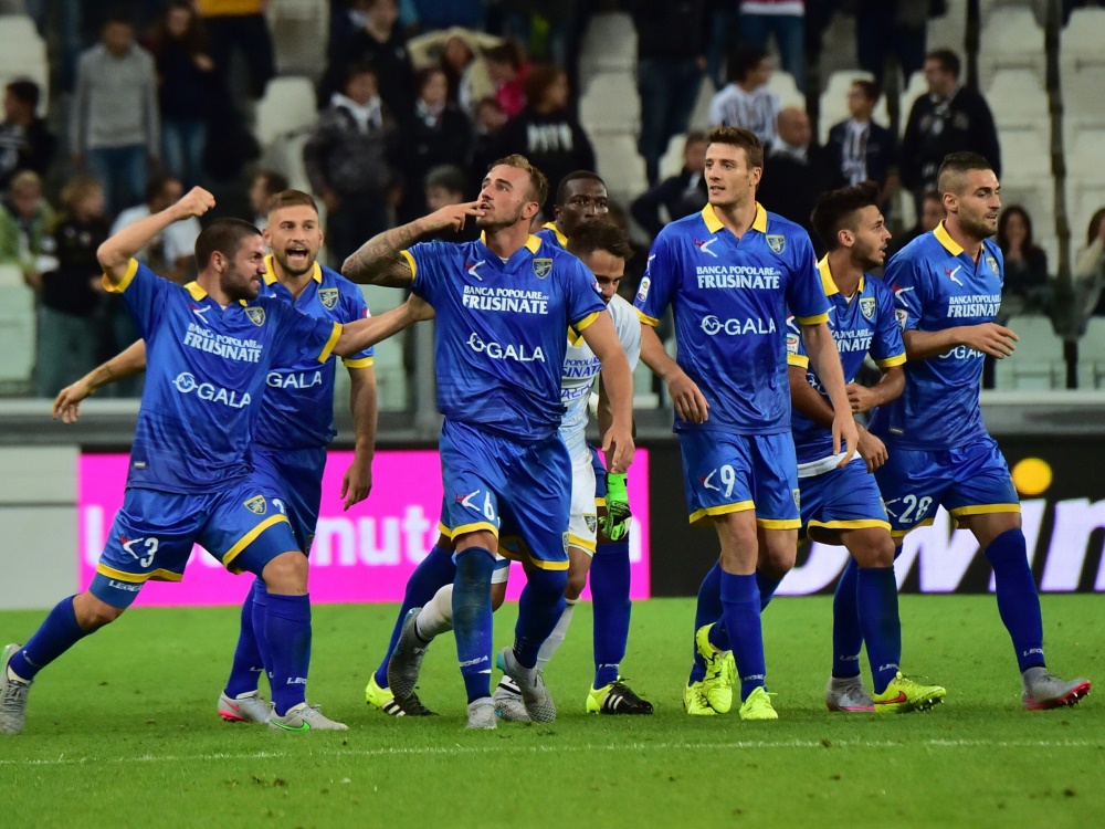 Aufsteiger Frosinone trotzte Juventus einen Punkt ab