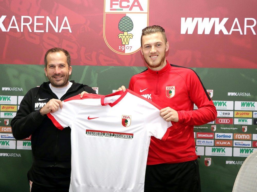 Der FC Augsburg wirbt für Zusammenhalt