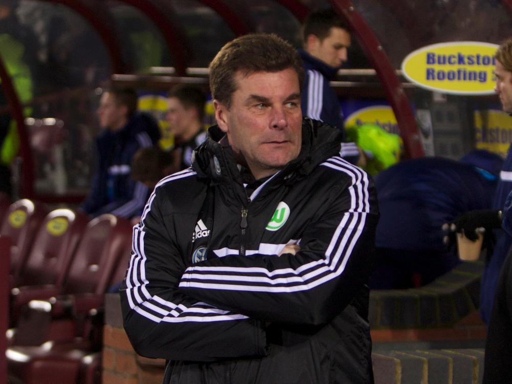 Sieht die Lage entspannt: VfL-Coach Dieter Hecking Sieht die Lage entspannt: VfL-Coach Dieter Hecking