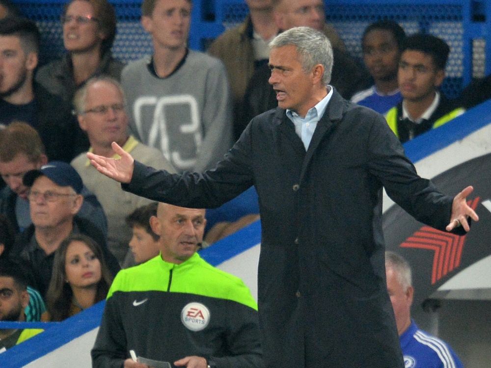 Mourinho steht mit dem FC Chelsea unter Druck