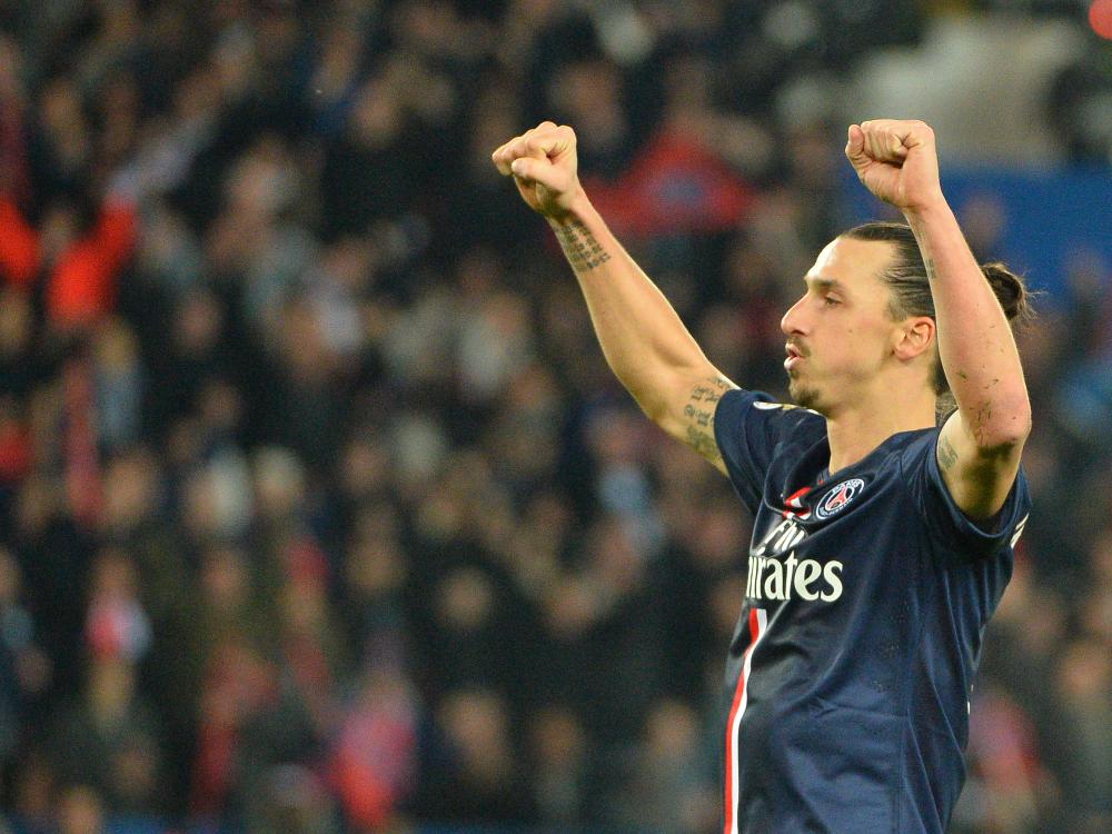 Zlatan Ibrahimovic freute sich über den Sieg gegen Metz
