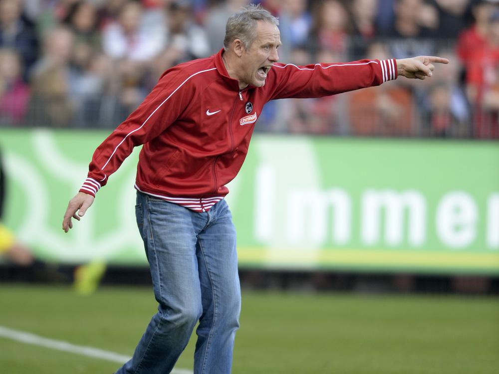 Trainer Christian Streich konnte nicht zufrieden sein