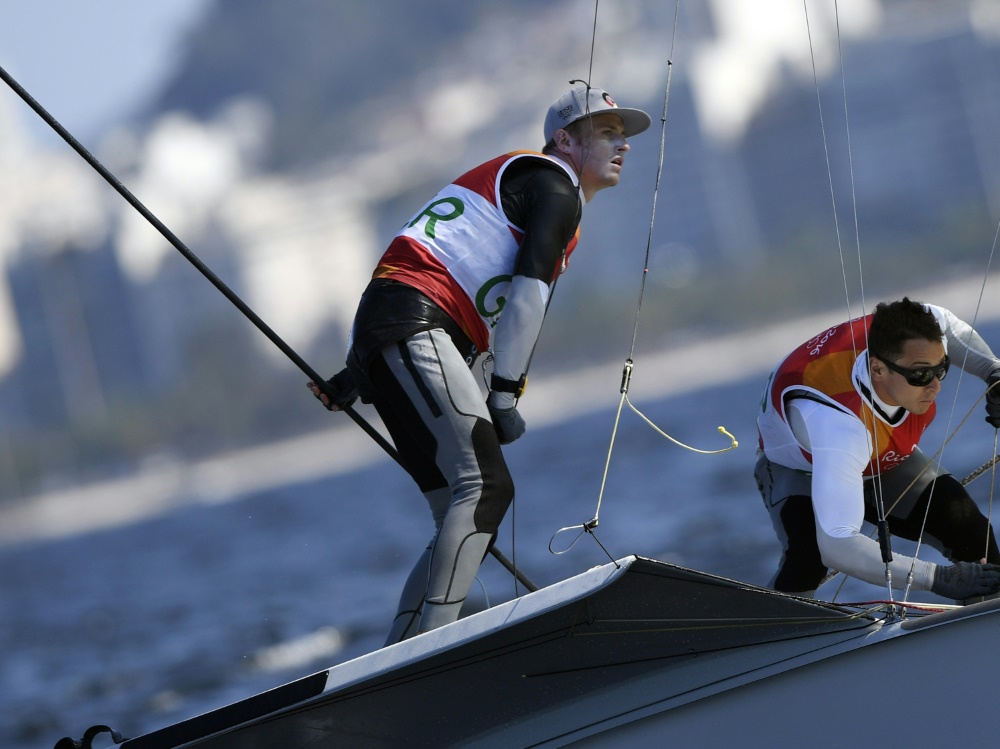 Erik Heil und Thomas Plößel segeln auf den fünften Rang Erik Heil und Thomas Plößel segeln auf den fünften Rang