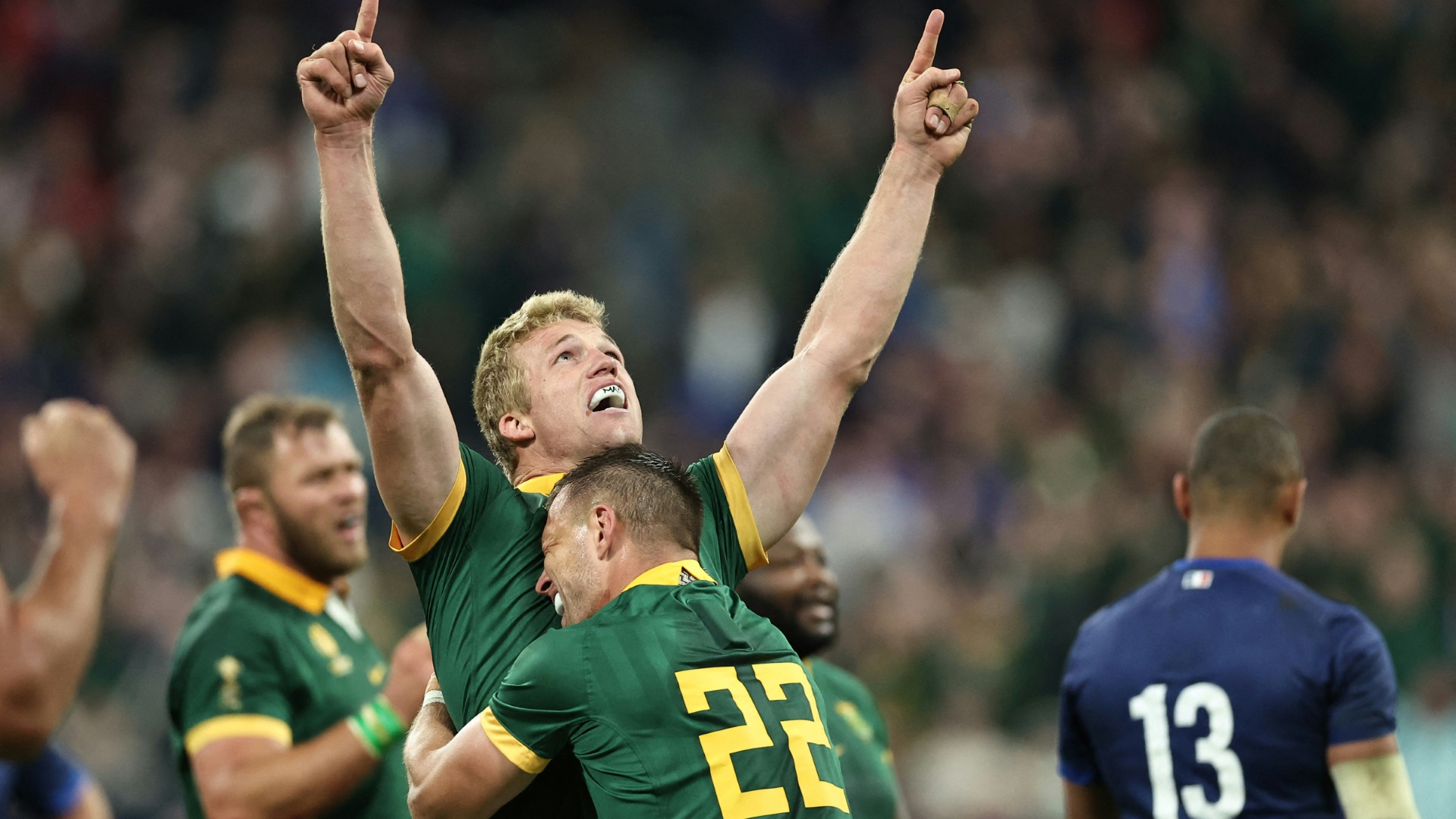 Südafrika schlägt Frankreich und steht im Halbfinale der Rugby-WM 2023