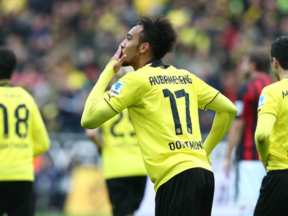 Aubameyang trifft doppelt gegen Eintrach Frankfurt Aubameyang trifft doppelt gegen Eintrach Frankfurt