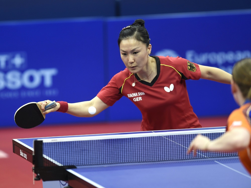 Shan Xiaona steht im EM-Einzel-Achtelfinale